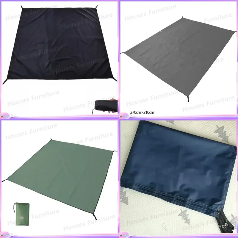 Waterproof Tent Footprint Camping Tarp Ultra Light Ground Sheet Mat for Hiking Backpacking Hammock Beach Outdoor Shelter
