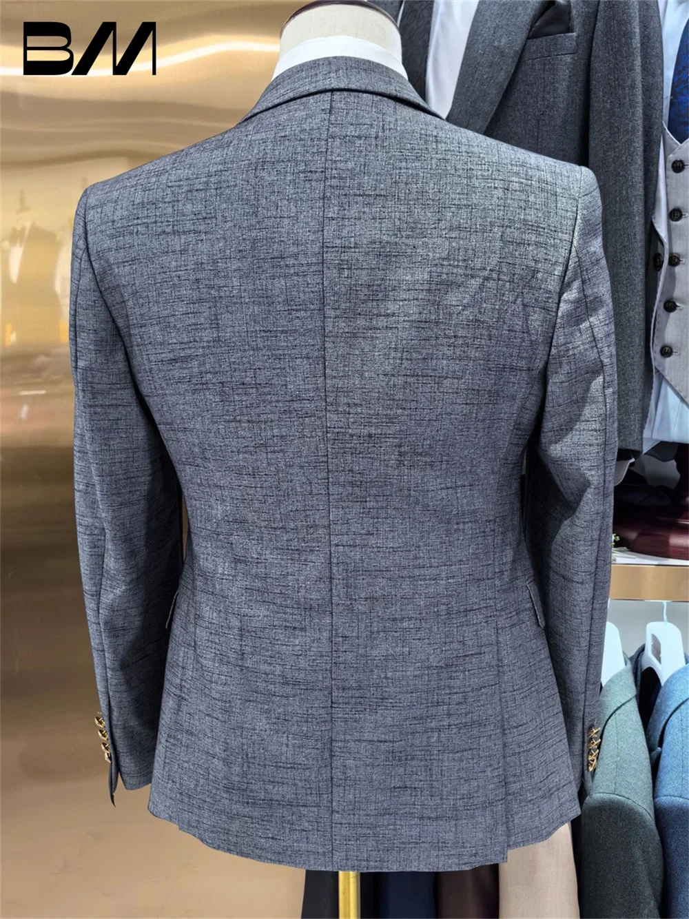 Ensemble de Blazers Imbibés pour Homme, Pantalon et Pantalon Imbibés, Gris Formel, Classique, Solide, ixd'Hôte, Mariage, Élégant, Haute Qualité, Bureau