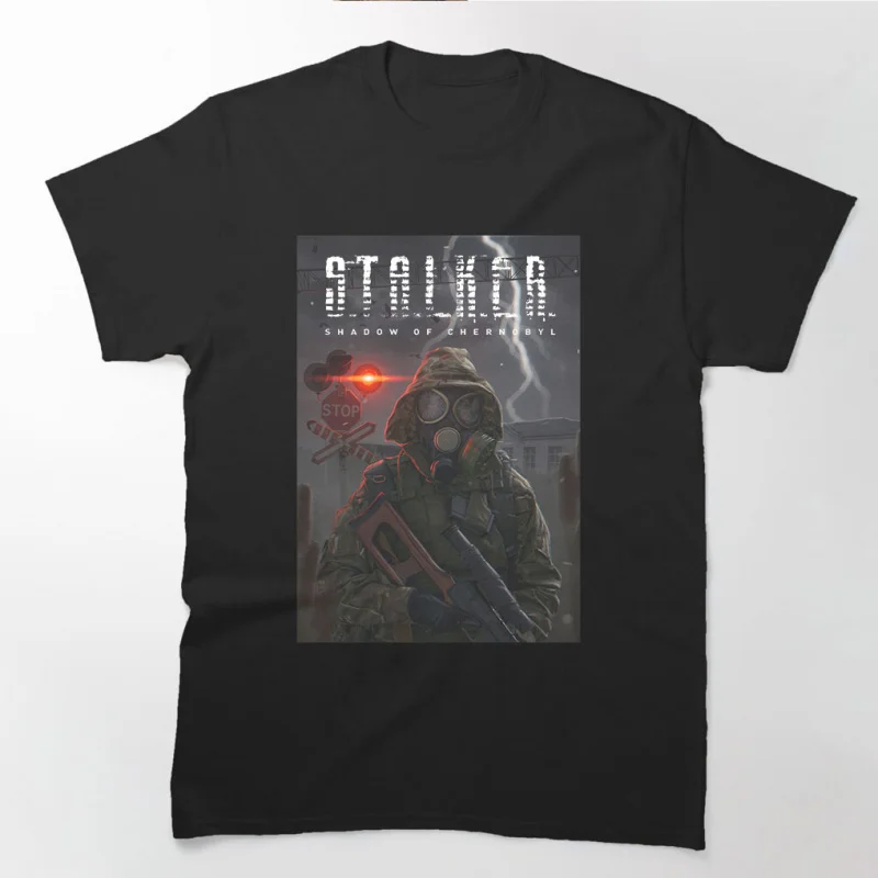 

S.T.A.L.K.E.R. 2 Shadow of chernobyl 0813 Danger exclusion zone gift t shirt Videogame Stalker Graphic Clothes All size Tops