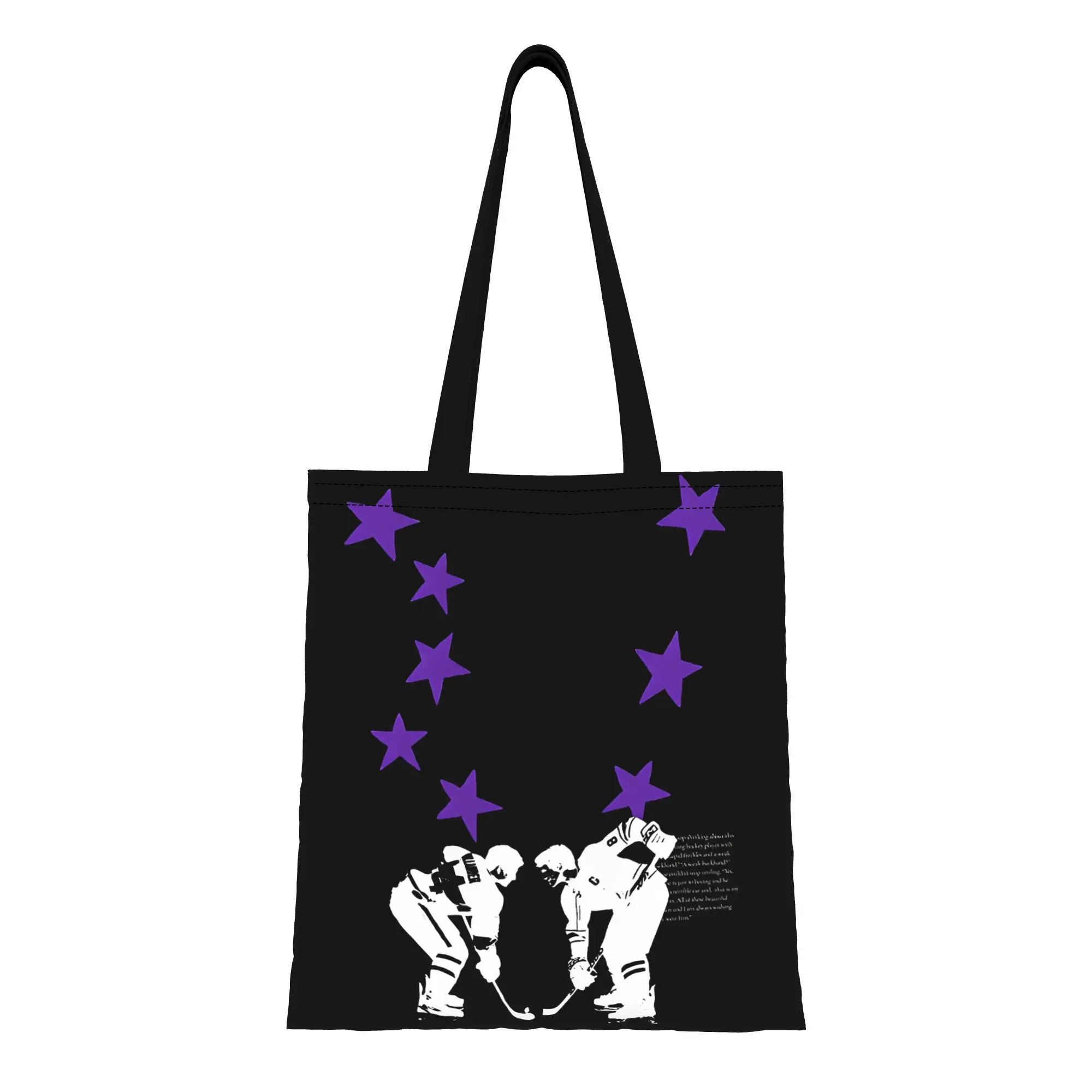 

ita bag Heated Rivalry Stars Ilya Rozanov And Shane Hollander Reusable Double Sided Canvas Tote Bag Shoulder Handbag