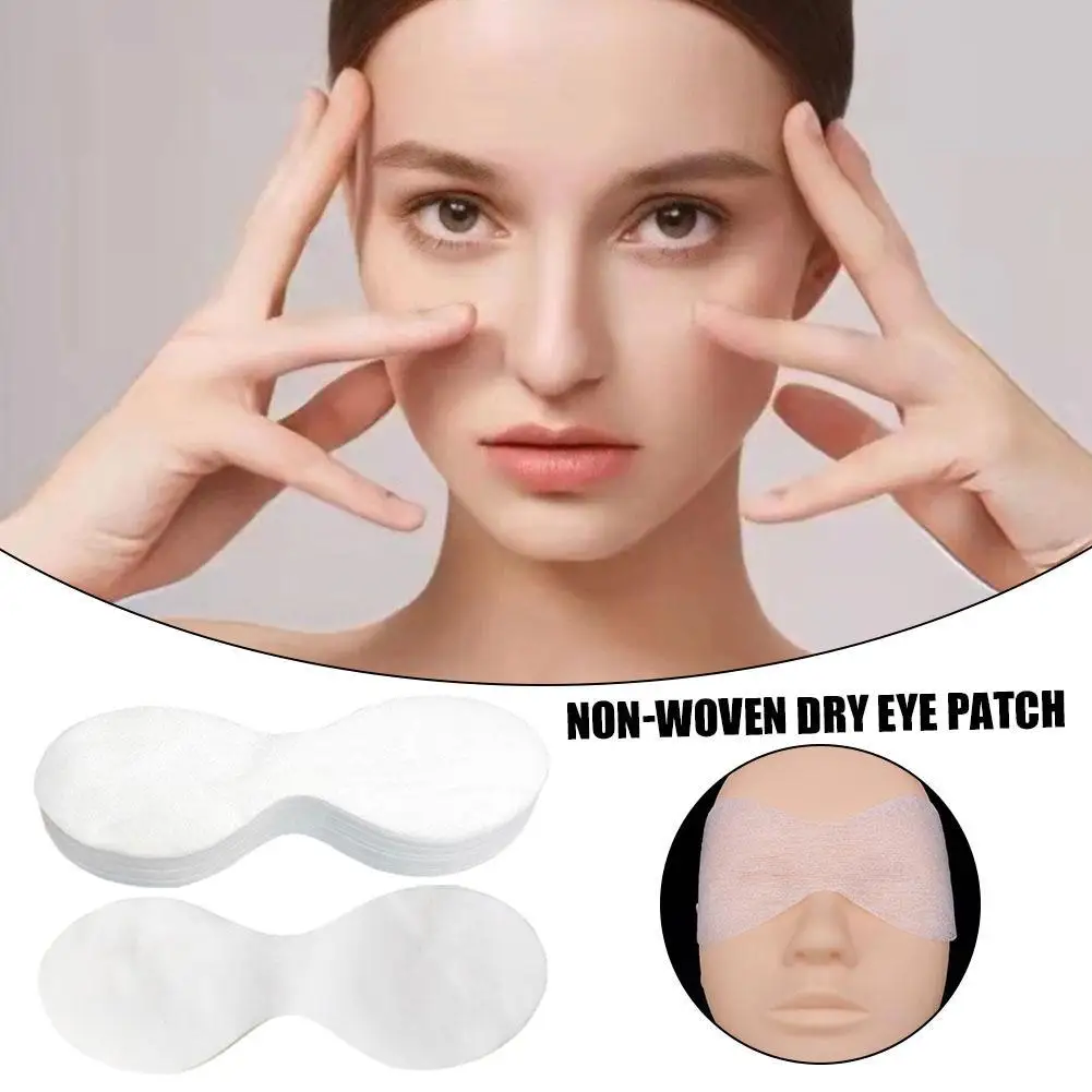 10/200/300 Uds máscara de ojos desechable DIY papel de ojos de algodón Natural producto esencial para mujeres máscara de papel de seda ultrafina para ojos al por mayor