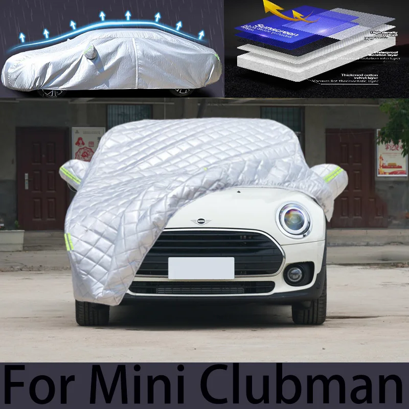 

For mini clubman Hail prevention cover auto rain protection, scratch protection, paint peeling protection, car clothing