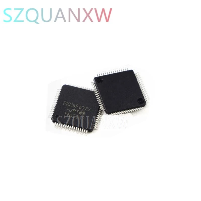 

5PCS PIC18F6722-I/PT PIC18F6722 TQFP64 Package QFP 8-bit Microcontroller MCU-MCU Chip IC Brand New Original