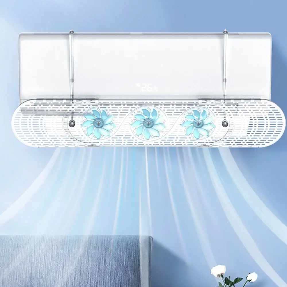 Adjustable Air Conditioner Windshield Expandable Anti Direct Blowing Air Conditioner Outlet Baffle Energy Saving Hanging