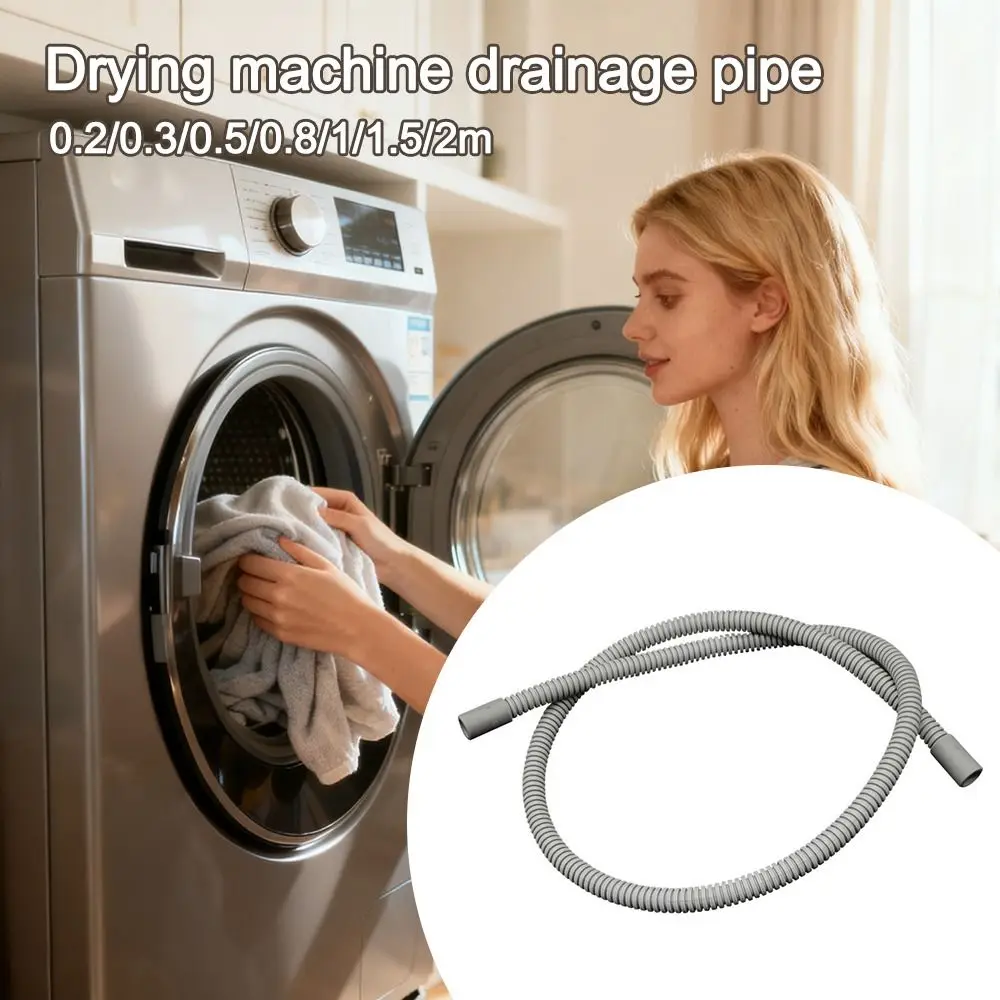 10mm Dryer Drain with Adapter Multiple Sizes Dryer Extension Hose Replacement for Midea for Haier for Siemens Dryers