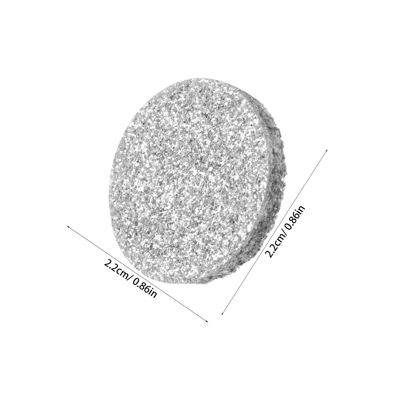 50Pcs Round Cotton Fiber Aroma Pads Essential Oil Diffuser Refill Pads for Stainless Steel Pendant Jewelry Aromatherapy Necklace