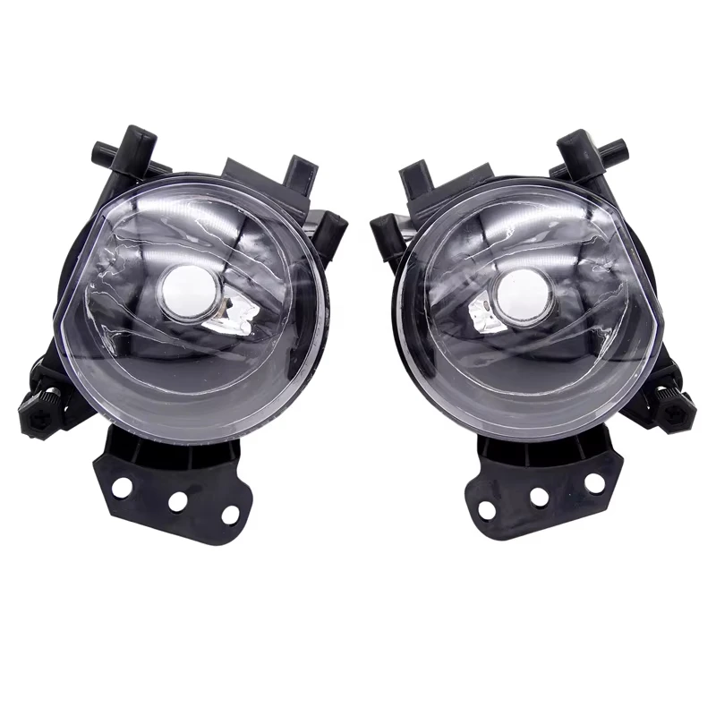 JIUWAN Car Front Fog Lights Halogen Fog Light Assembly Lamps Housing Lens for BMW E60 E90 E63 E46 323i 325i 525i