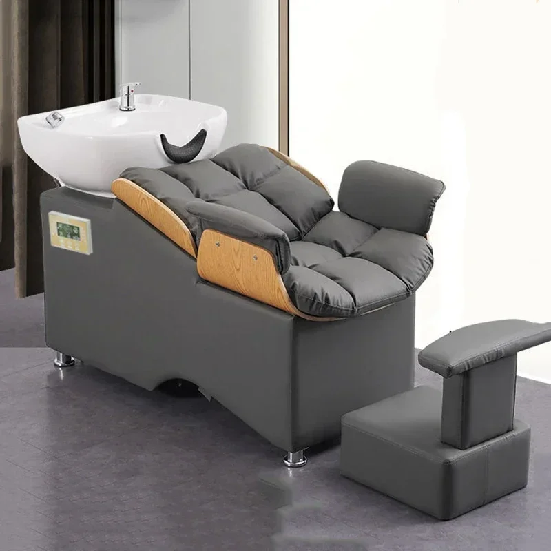 Stylist Barber Shampoo Treatment Bed Modern Beauty Spa Thaise Shampoo Bed Personalized Cosmetic Barberia Commercial Furniture