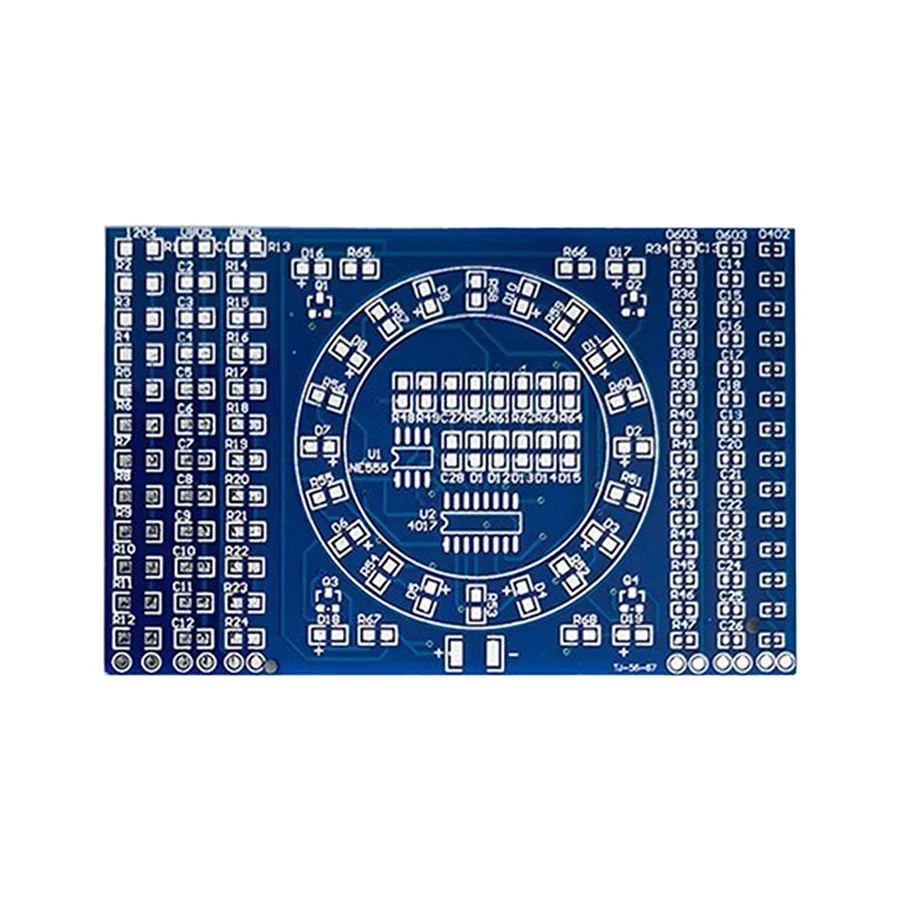 CD4017 Rotating LED SMD NE555 Soldering Practice Board DIY Kit Fanny Skill Training Electronic Suit