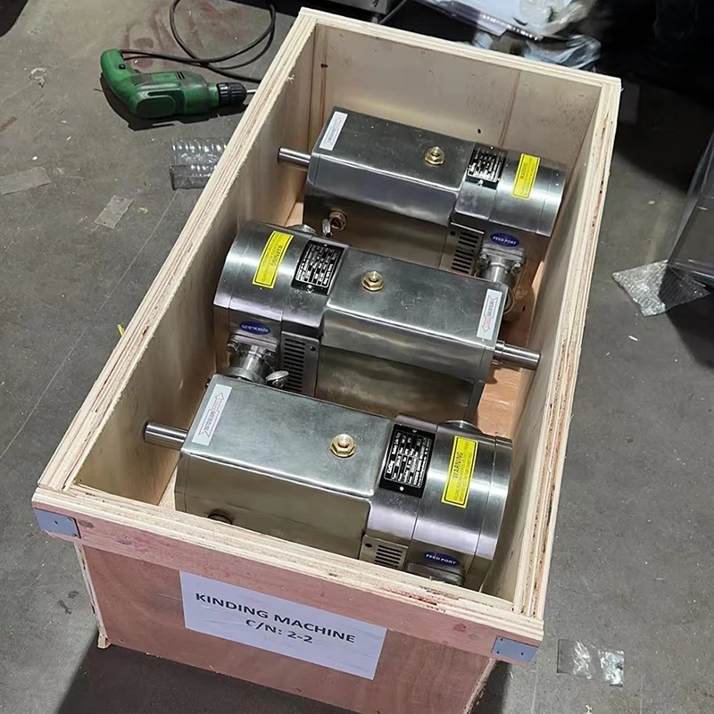 High Viscosity Sanitary Rotor Lobe Pump Positive Displacement Gear Pump For Fluid Transfer Of Sugar Syrup