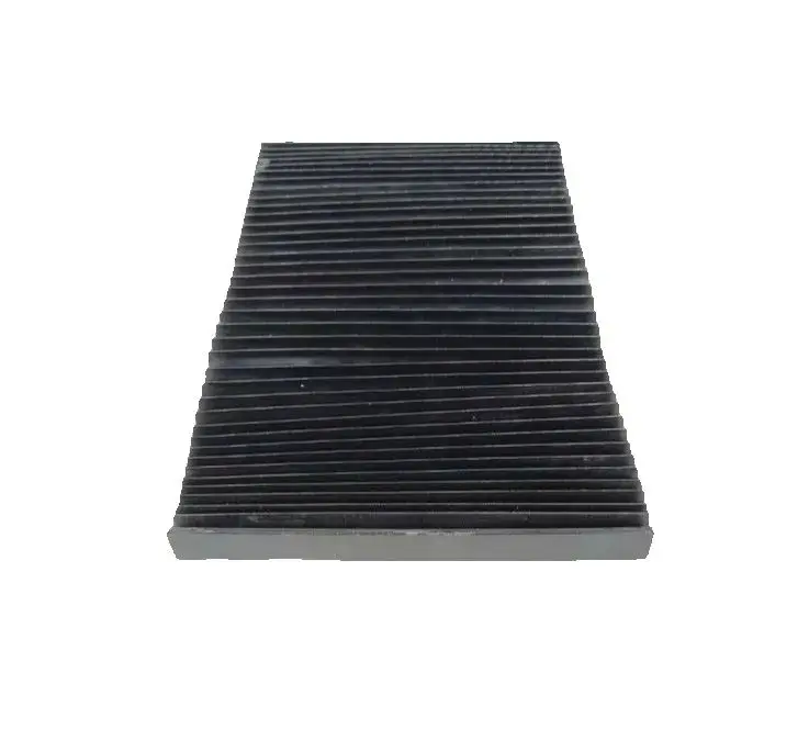 CNC machine accordion cover, shape of the cover T7,length extended-4200mm,height-40mm,width-185mm