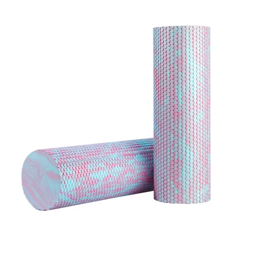 Quality 15  45cm Yoga Column Yoga Block Pilates EVA Foam Roller Massage Roller Muscle Tissue Fitness Gym Yoga Pilates Sports