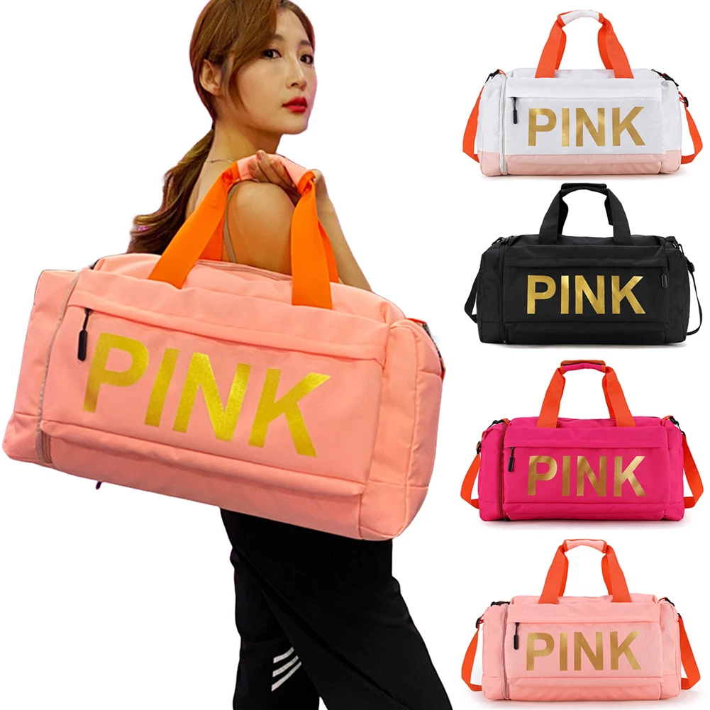 Gym Bag with Shoes Compartment and Adjustable Strap Sports Bag Overnight Bag for Women and Men for Travel Workout Sport