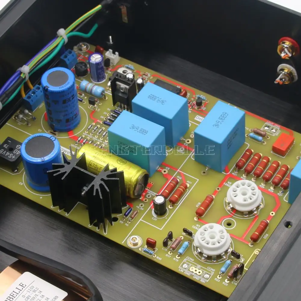 Referencia Conrad-Johnson PV12 Preamplificador de audio doméstico estéreo HiFi ECC82/12AU7 Preamplificador de tubo de vacío