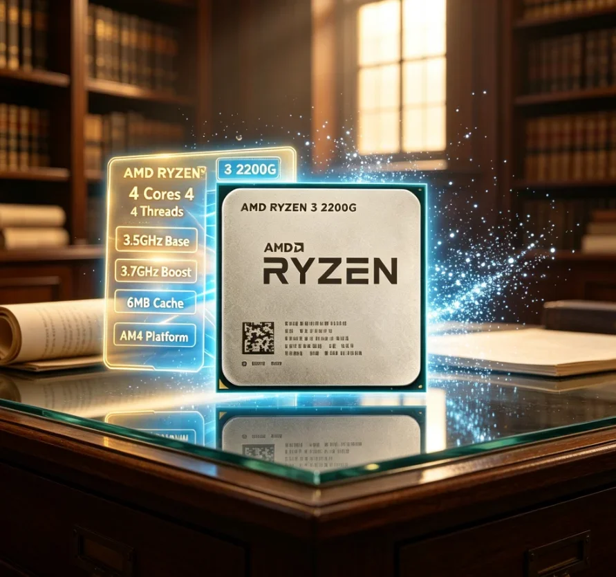Processeur AMD Ryzen 3 PRO 2200G d'occasion R3 PRO 2200G R3 2200G Quad-Core Quad-Thread 3.5 GHz Socket AM4 YD220BC5M4MFB