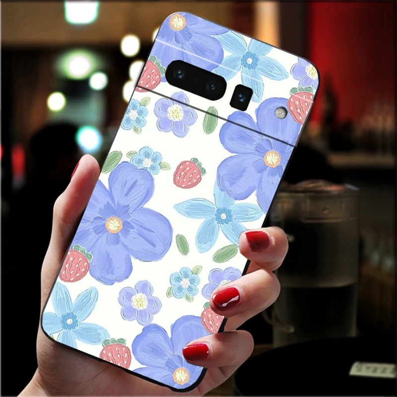 Painting Flower Phone Case For Google Pixel 10 9 Pro XL 9A 8 7 6 Pro Pixel 8A 7A 6A Pixel 8 7 6 5