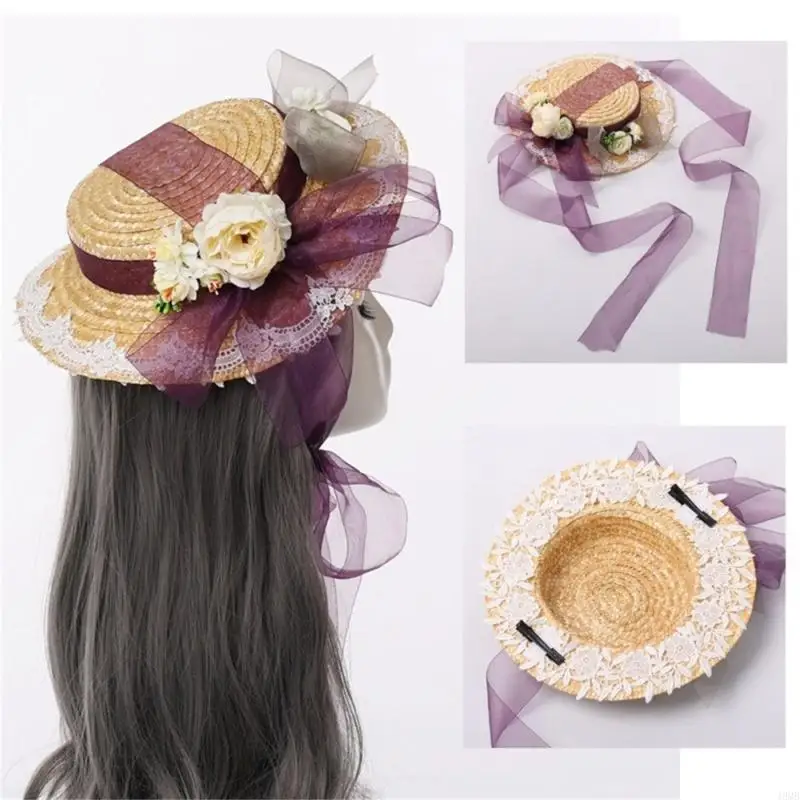 

Vacation Hat Handmade Panama Hat Straw Sunhat Surprise Gift for Girlfriend 49MB