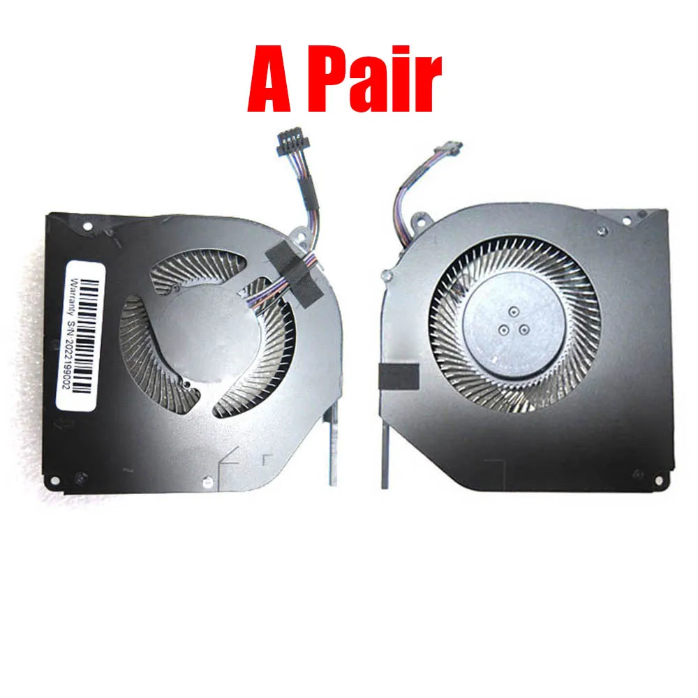 Laptop Fan For MaiBenBen For X-Treme For Typhoon X17A X17A-R77435 X17A-R56035 DC5V A Pair