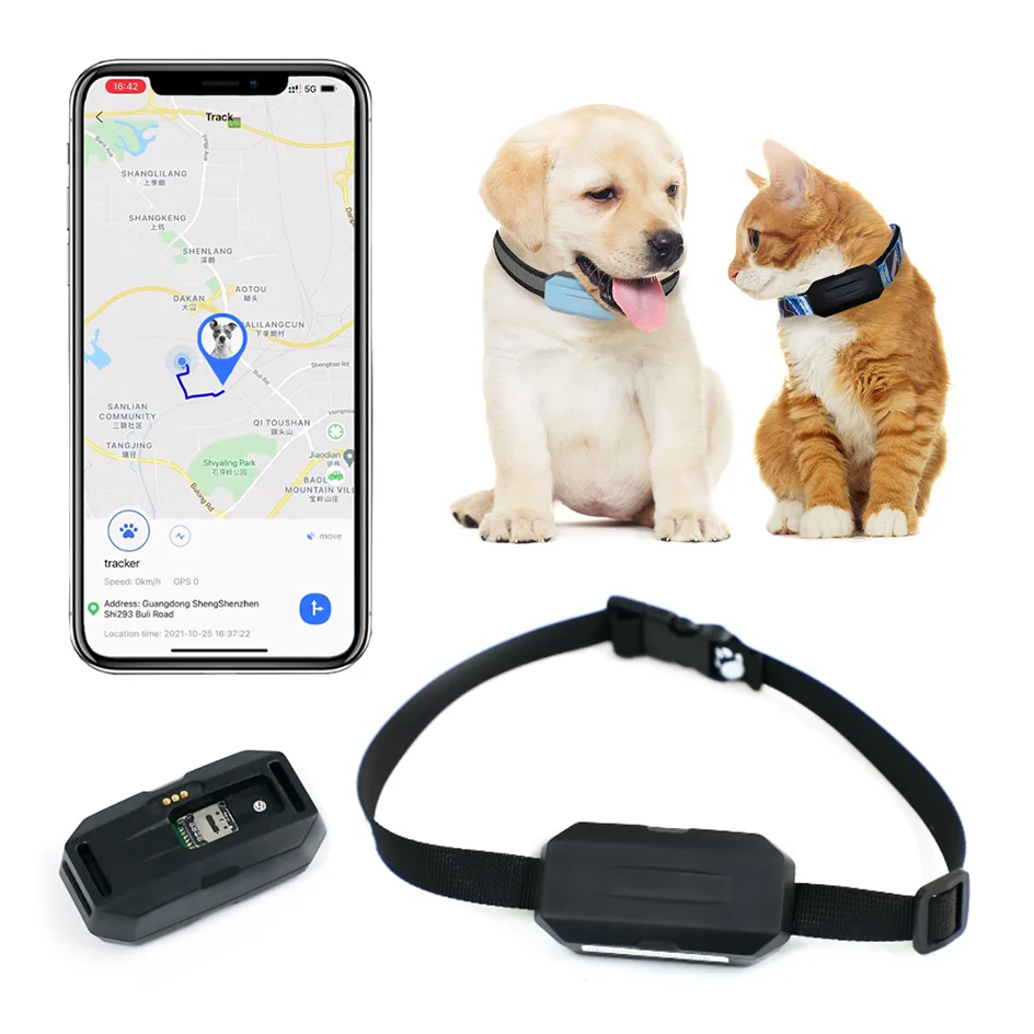 

Smart Gps Locator Tracker Dog Cat Pets Tracking Pet 4G IP67 Waterproof GEO Fence GPS Collar