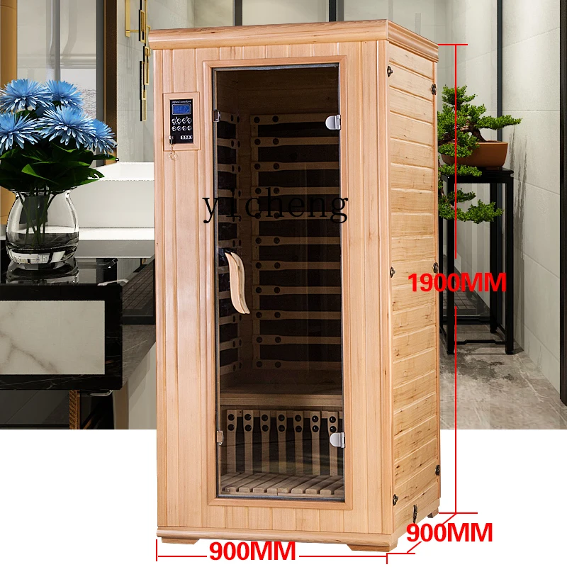

XL steam room family graphene single double far infrared light wave room sauna box whole body