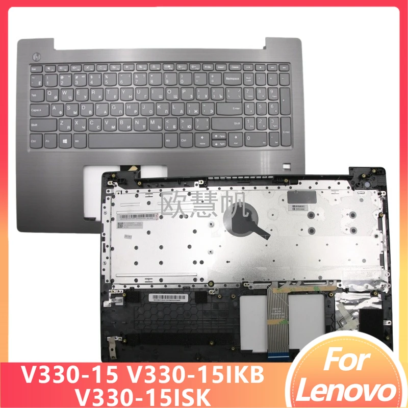 

T New for Lenovo V330-15 V330-15IKB V330-15ISK Laptop Palmrest Upper Case with RU Keyboard Non-Backlit 15.6" 5CB0Q59975