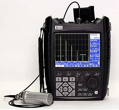 Large electric hand-held flaw detector for ultrasonic nondestructive testing for industrial production