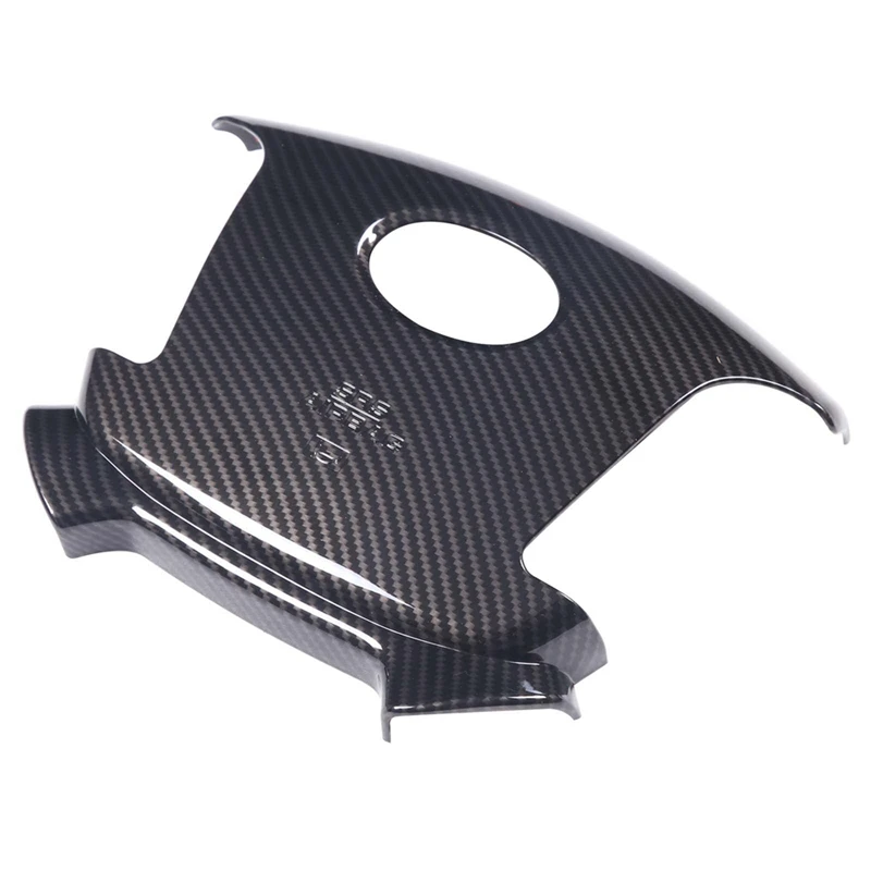 

For Toyota 2007-2013 Car Steering Wheel Panel Cover Trim Decoriation Interior Replacement Accessories (ABS Carbon Fiber )
