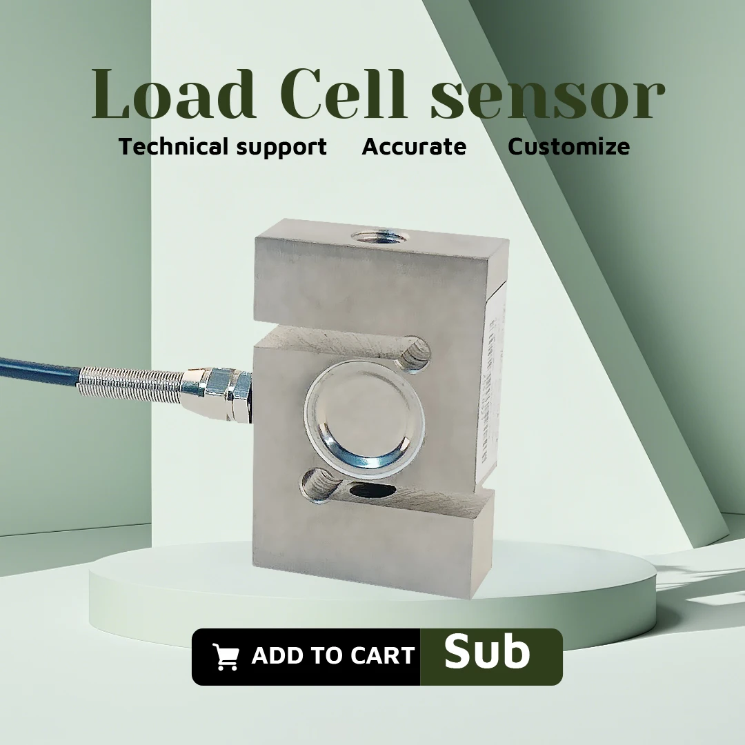 BENGBUZZYQ S Shape Tension Compression Load Cell 5kg~5t, Alloy Steel Sensor, IP66 Waterproof, for Crane Hopper Control System
