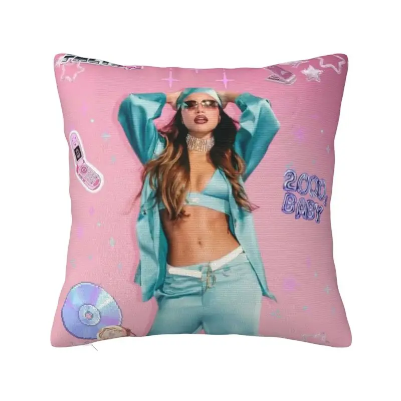 Custom E-Emilia Mernes Square Pillowcover Decoration Album MP3 Cushions Throw Pillow for Sofa Double-sided Printing