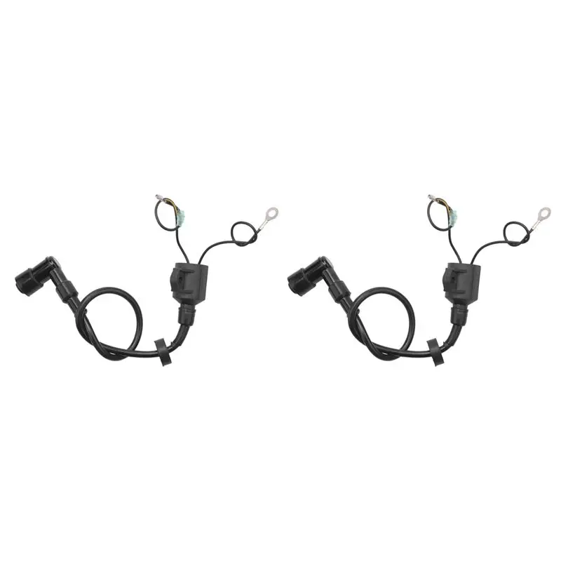 

2X Boat Ignition Coil Assy For 40HP 50HP 2 Stroke 3 Cylinder Yamaha Outboard Motor Engine 6H5-85570 Boat Accessories