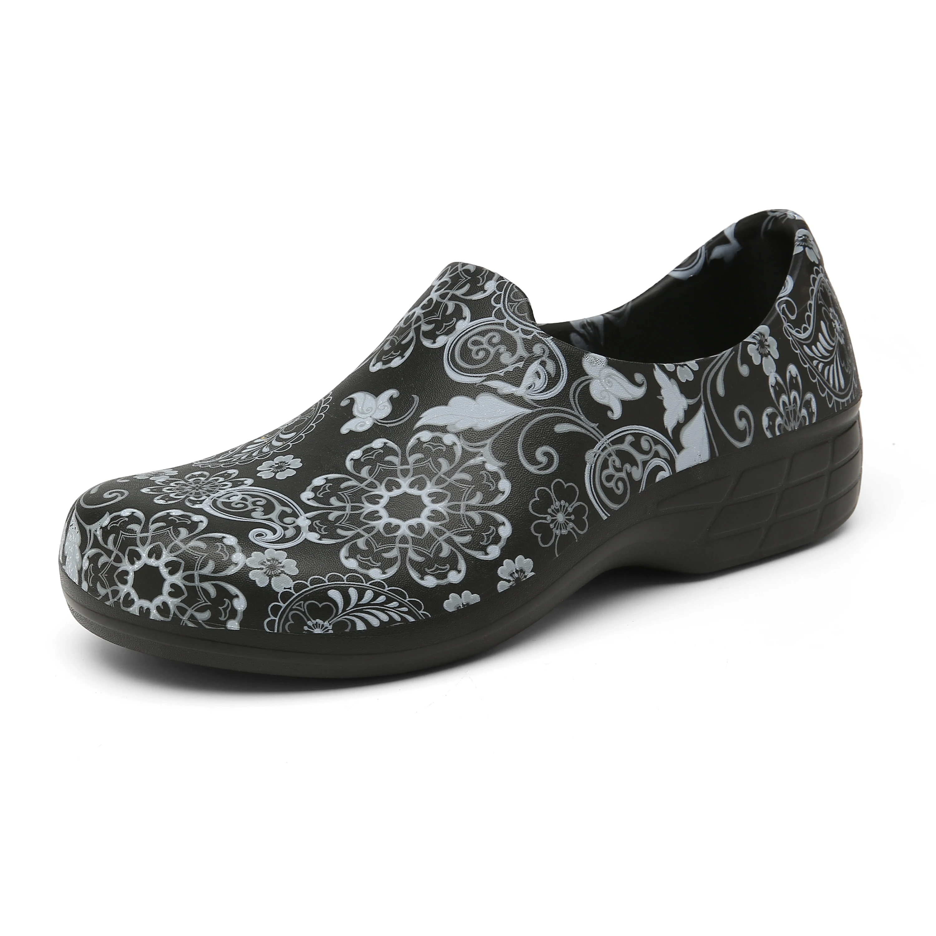 Zuecos de Chef profesionales para mujer, zapatos de trabajo de cocina antideslizantes e impermeables, sandalias de goma para restaurante y jardín sin tapa de acero
