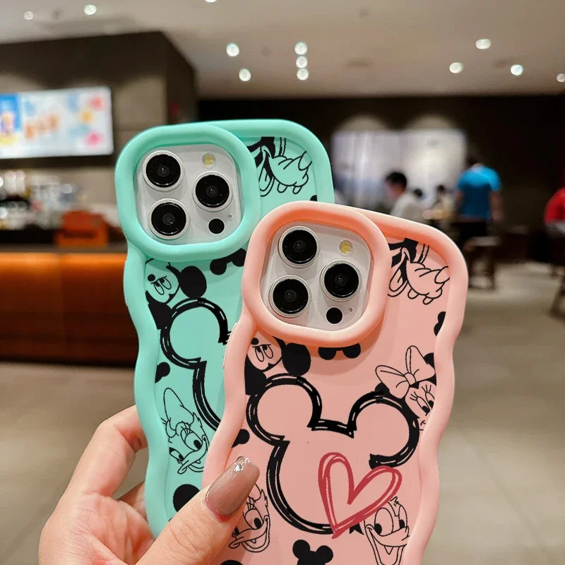 Disney Mickey Minnie Case For Infinix Hot  Note 40 40i 30i 50 Smart 9 8 7 Zero 30 4G Play Tecno Spark 30C 10C 10 8T GO 2025 2024