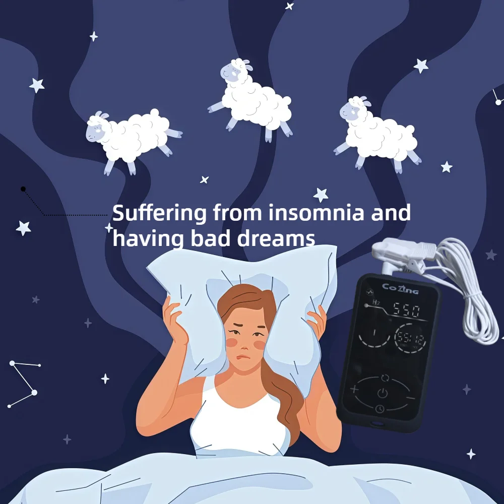

Best Vagus Nerve Stimulator for Sleep & Anxiety CES Microcurrent Device help Restore Calm/Sleep Better/Stress Relief