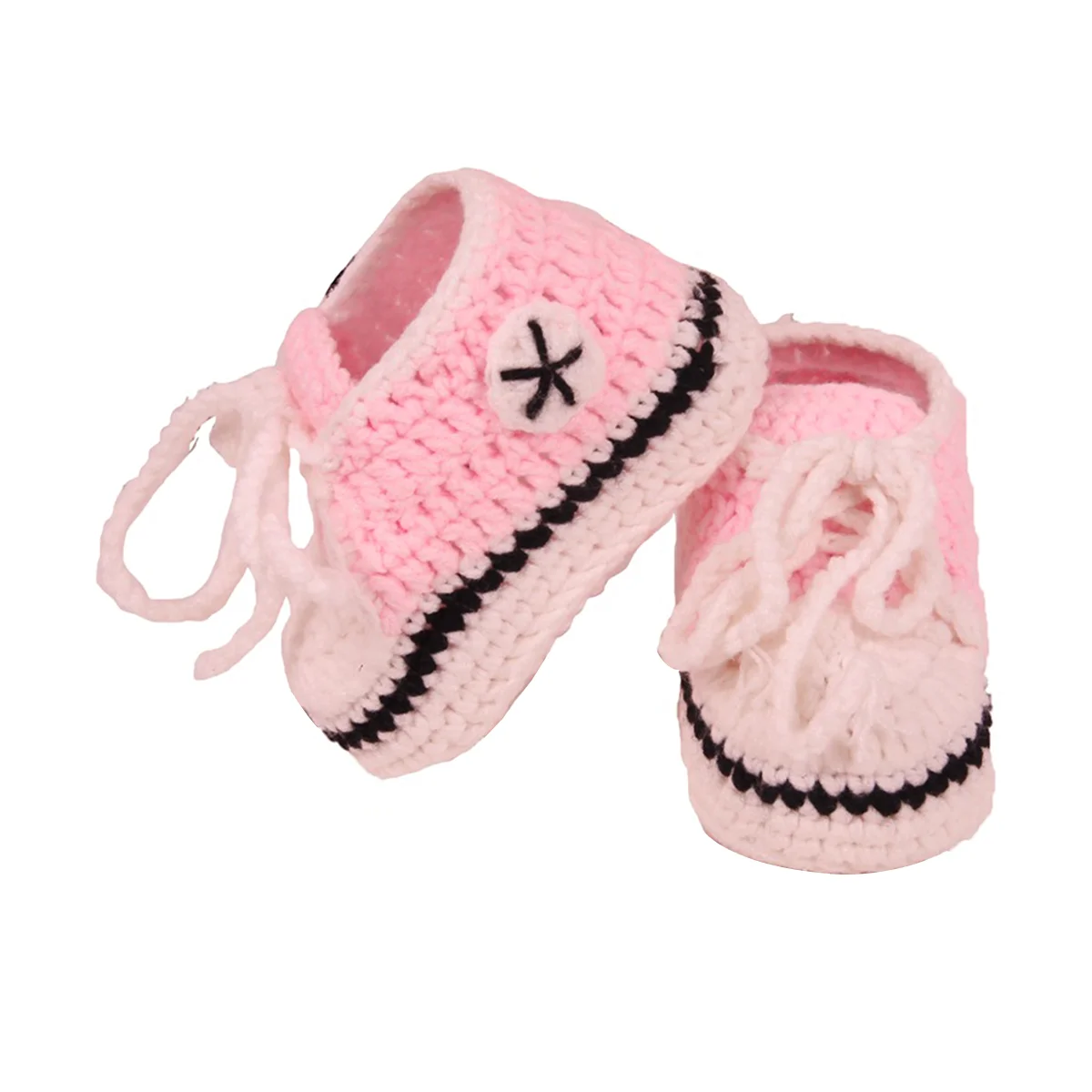 

Crochet Socks Baby Shoes Boots Knit Infant Croched Booties Hand Made Milk Cotton