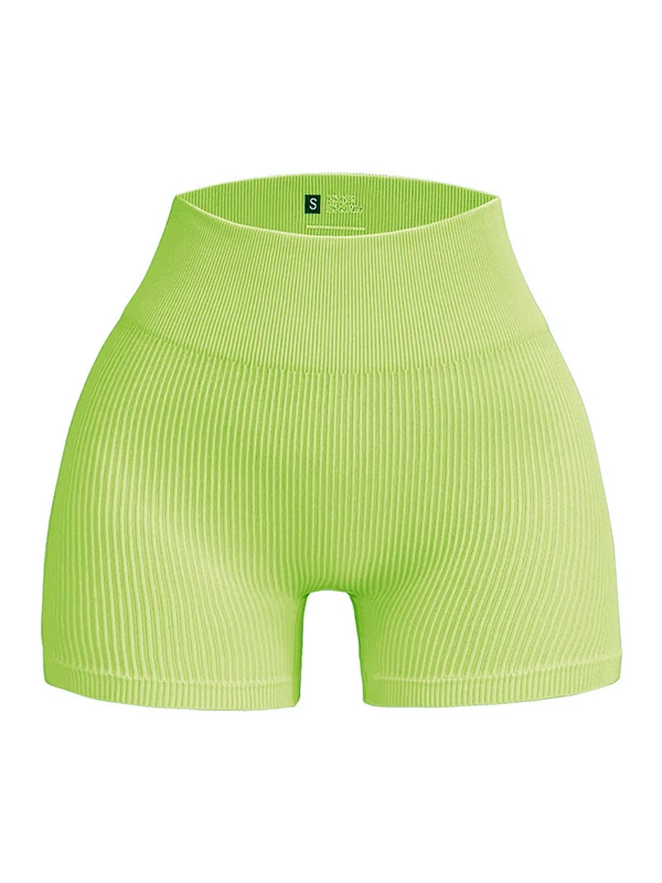 Damen High-Waist Biker-Shorts mit Po-Lifting-Effekt - Atmungsaktive, feuchtigkeitsableitende Kompressionsshorts für Laufen, Fitness & Yoga – Detail 4