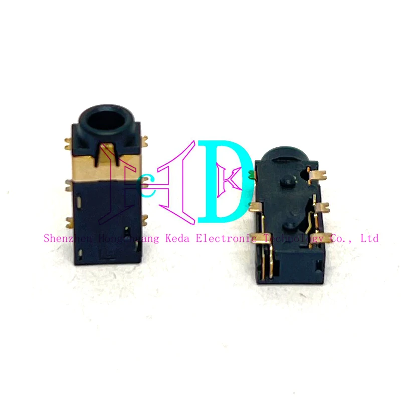 5 قطعة PJ-242 2.5 مللي متر سماعة مقبس متفرع موصل سالب للصوت والفيديو 3 + 3 SMD 6P
