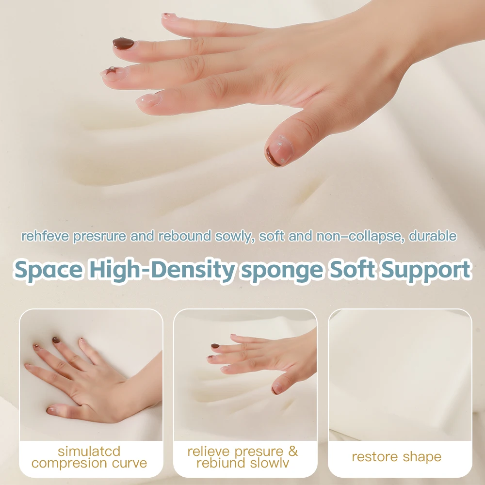 وسادة على شكل إسفين مناسبة للقراءة والنوم والراحة مقاس 9 بوصة وسادة سرير مثلثة عالية الدعم توفر دعم الساق والظهر #6