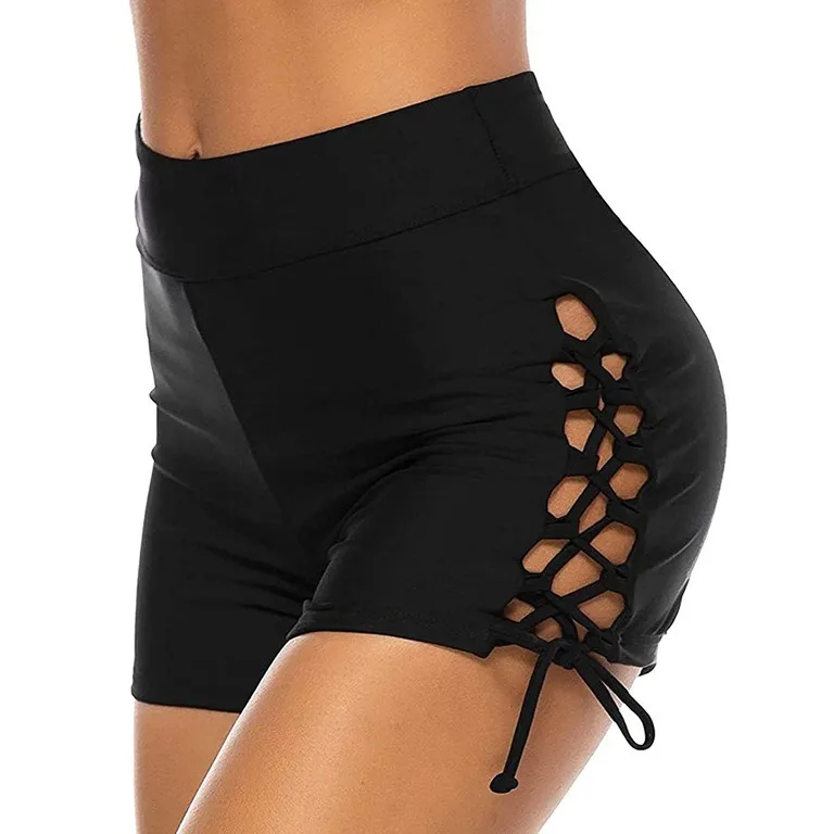 Women\'s High Waist Rave Exotic Pole Dance Shorts Sexy Night bar Elastic Dance Wear Erotic Yoga Sports Exercise Buttock Pants