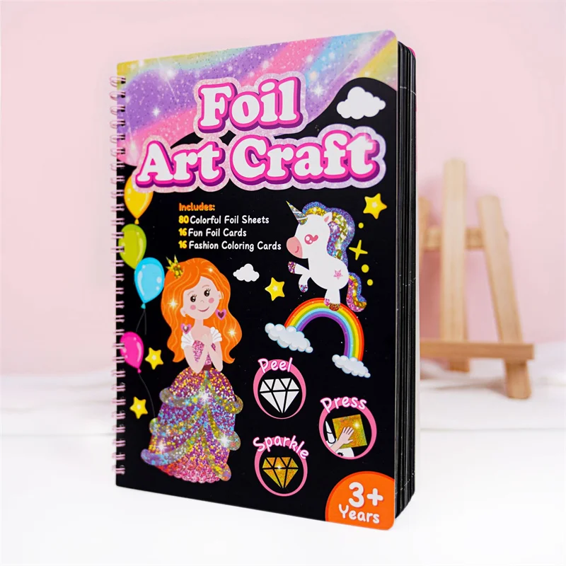 DIY Cartoon Magical Transfer Painting Crafts for Kids Arts and Crafts Toys Children Creative Educational Learning Drawing Toys