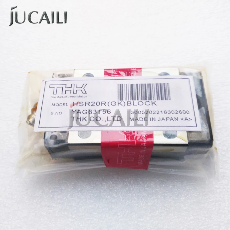 Jucaili บล็อคเลื่อน THK ของแท้ใหม่ HSR20R SSR15XW เลื่อนรางสไลด์สำหรับเครื่องพิมพ์ขนาดใหญ่