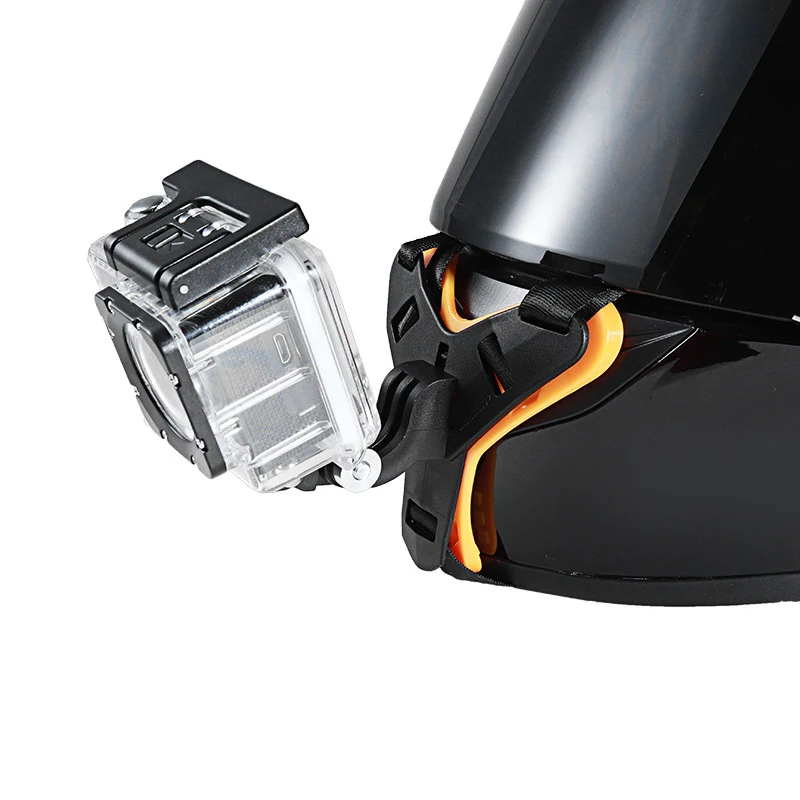 Đi Xe Đạp Xe Máy Cằm Dây Đai Đeo Với Giá Kẹp Cho Gopro Hero DJI OSMO SJcam Yi Máy Ảnh Điện Thoại Di Động