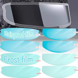 New Universal Motorcycle Helmet Clear Patch Film Anti-fog and Rain Film Nano Coating Sticker Film Helmet Motocross