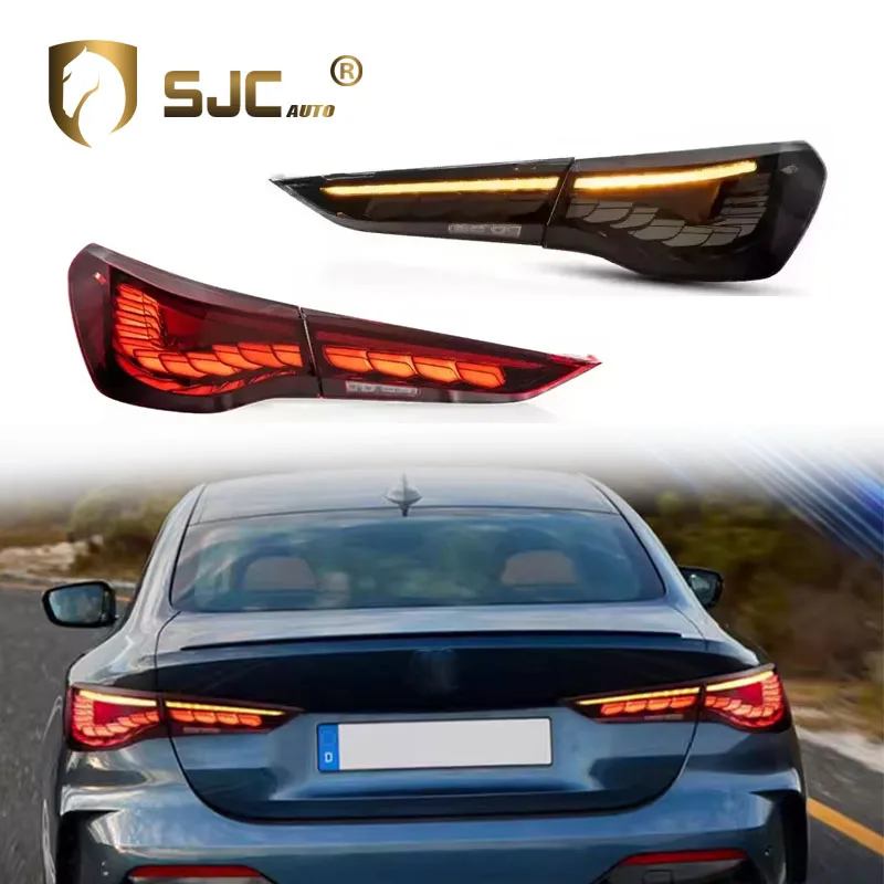 Auto Car Part For BMW 4 Series G22 G82 2021-2024 Model Assembly Modified Dragon Scale Dynamic Lighting Plug And Play