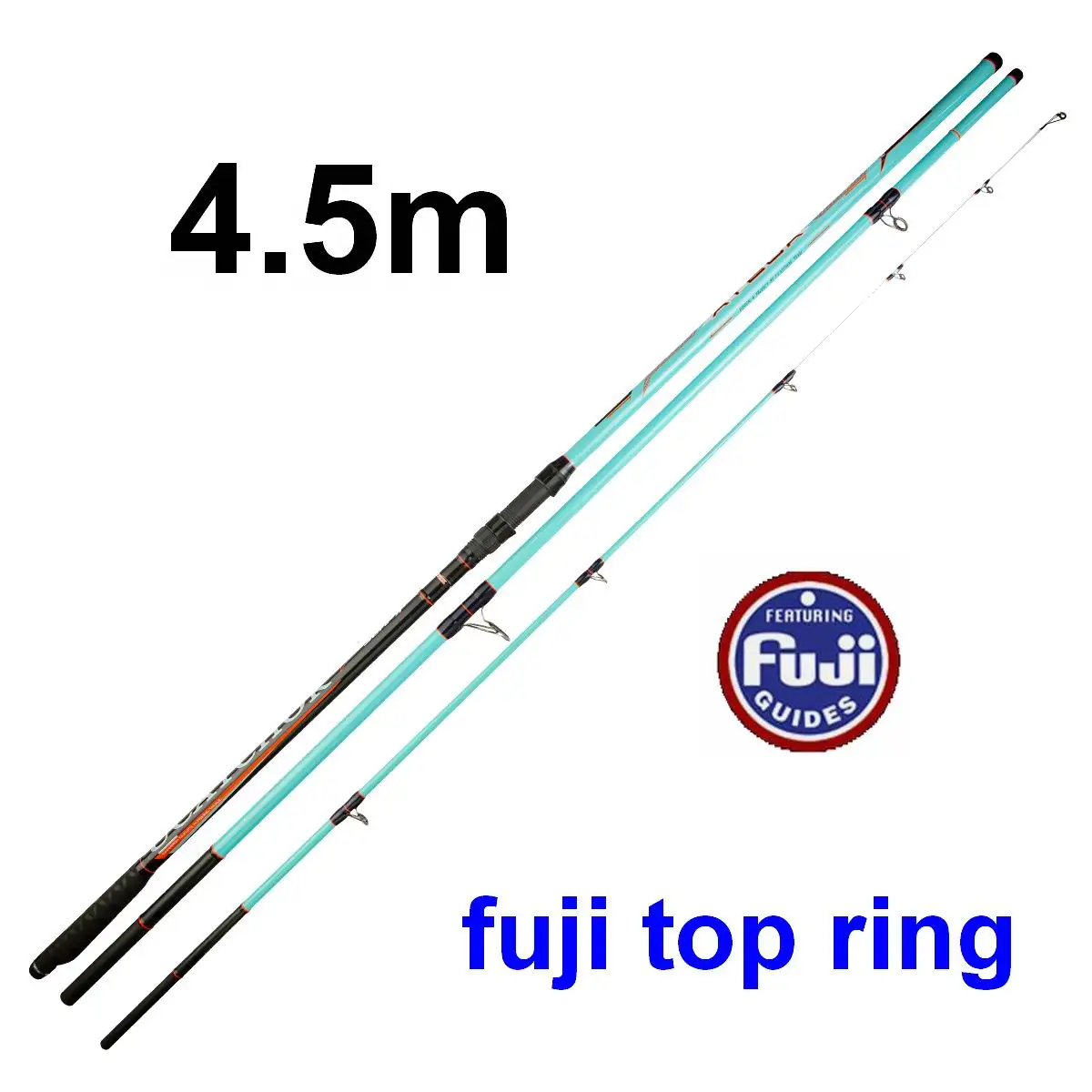 Caña Surfcasting ZZ265 4.5m Carbono – Punta semisólida 100-250g