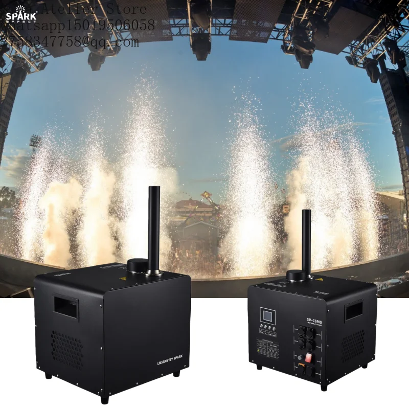 SP 850W Cold Spark Jet Sparkuler Machine 10-15m Burst Fountain Machines Performance Effect for Wedding Dj Stage Event