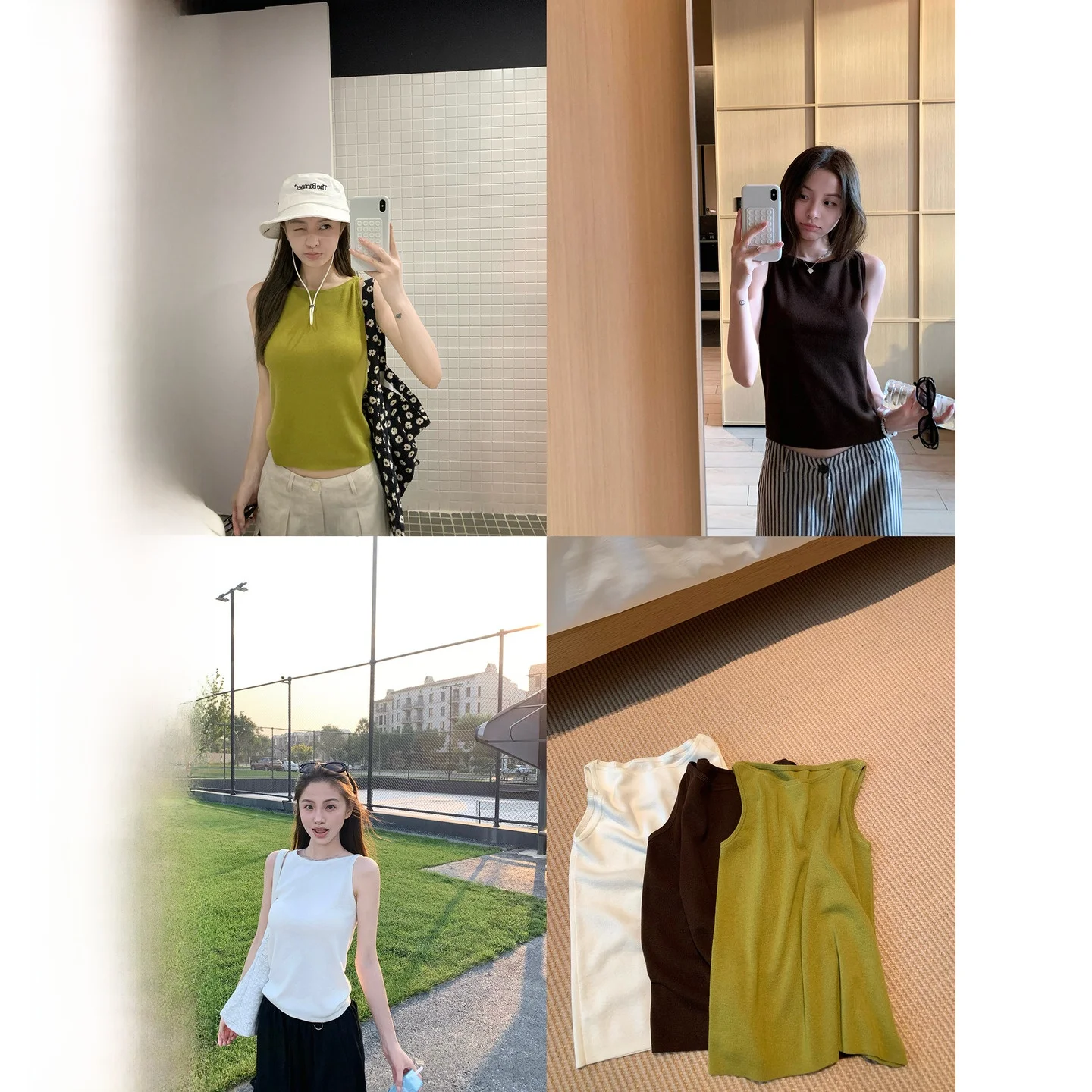 

YUYUREAL Basic Svel Vest Women's Faionable Versatile Slimming Top Tee Colors Commute Sle Polyester Fiber