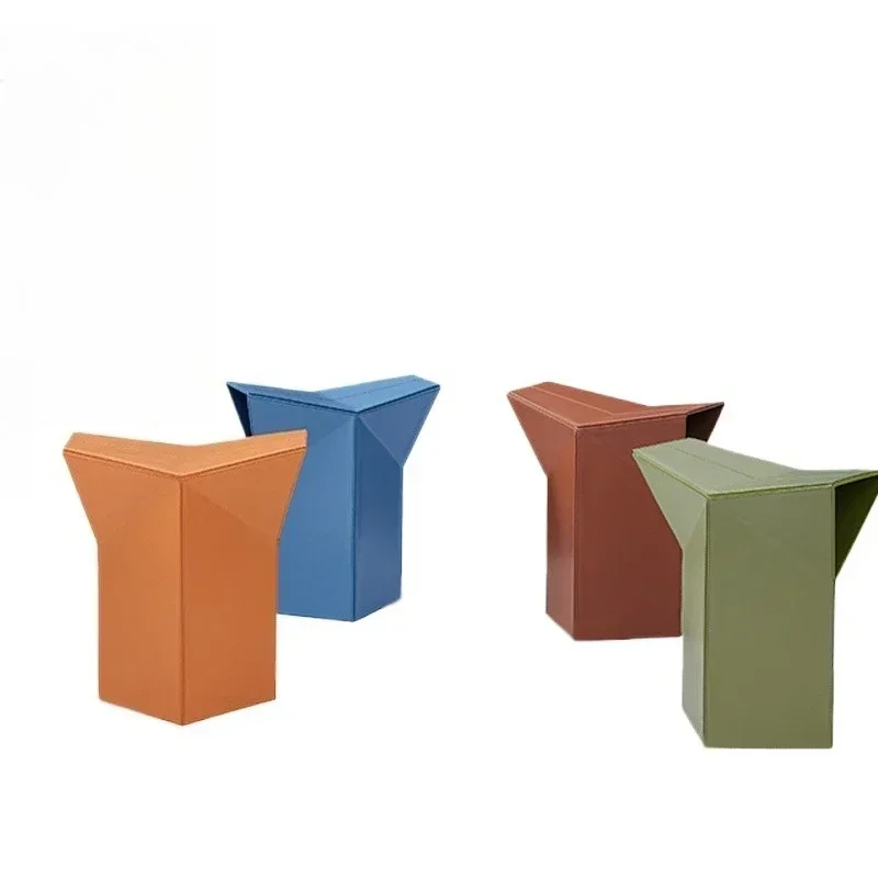 Living room sofa footstool, porch shoe change low stool, simple and easy to move