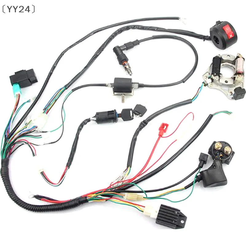 

뷰YY24 август 50/70/90/110CC CDI жгут проводов в сборе Наборы проводов ATV Electric Quad Coolster