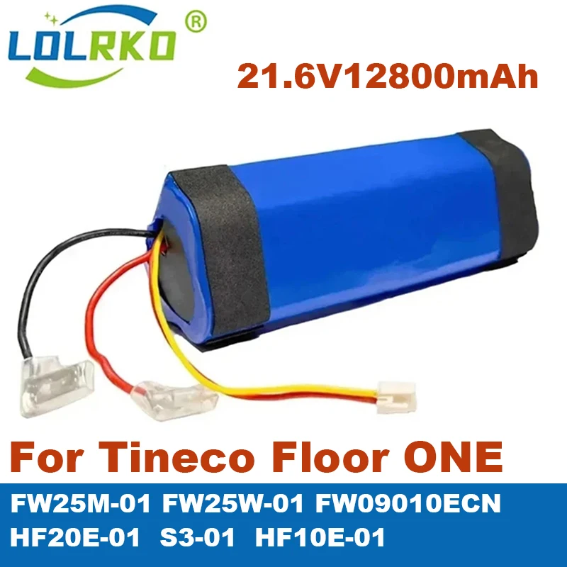 

100% original 12800mAh For Tineco FLOOR ONE 1.0 FW25M-01 FW25W-01 FW09010ECN HF10E-01 HF20E-01 S3-01 vacuum cleaner Battery