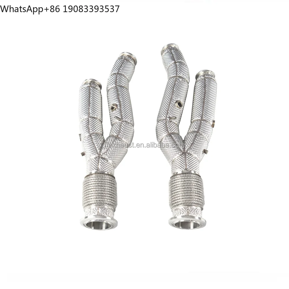 

Racing Downpipe for Lamborghini Aventador LP700-4 LP750-4 SV 6.5L V12 Downpipe